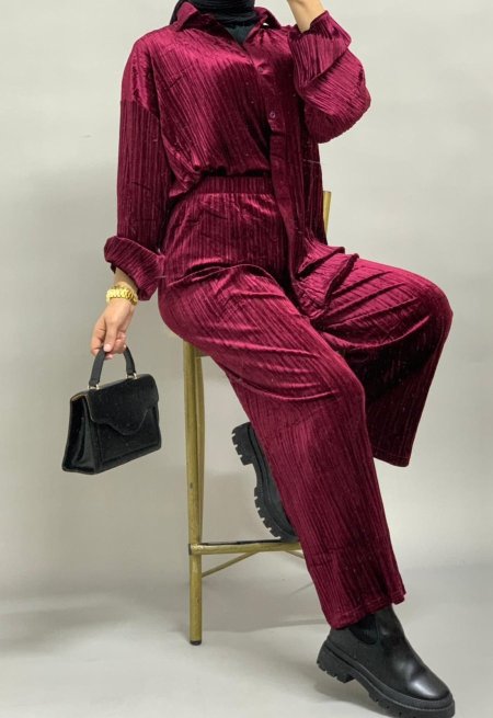 بدلات مخمل ربيعي